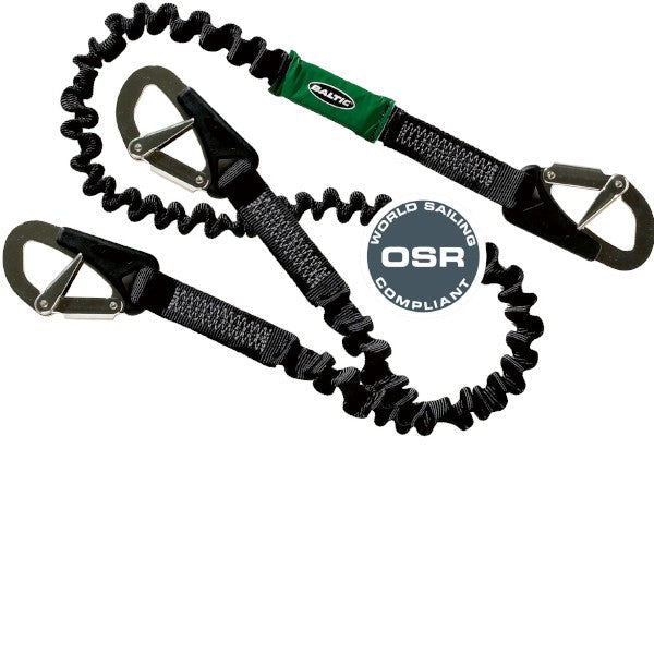 Livline 3 krog elastisk Sort BALTIC 0106