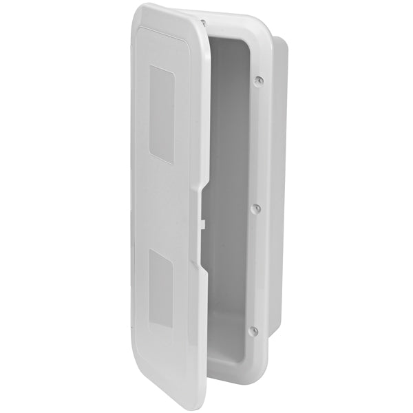 Indbygningsboks med luge udv:430x180x110mm