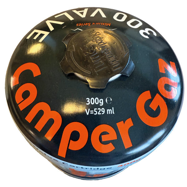 Camper Gas 300 gr. ventil 7/16 NS EN 417