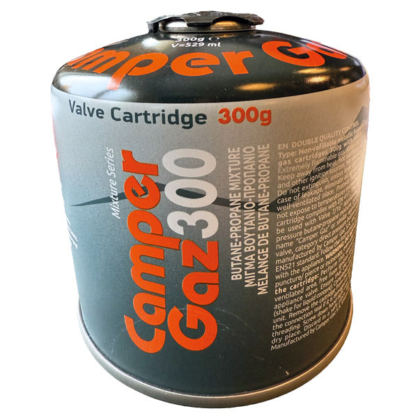 Camper Gas 300 gr. ventil 7/16 NS EN 417