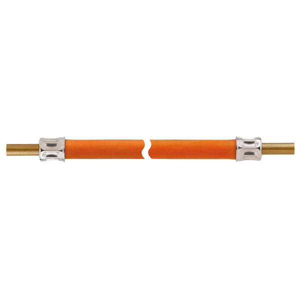Gasslange 0,6m, til 8mm studs i begge ender blister
