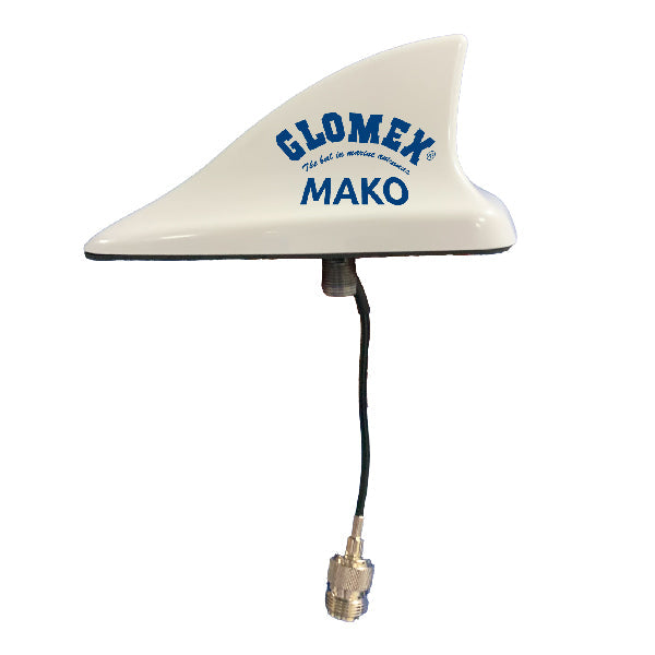 Glomex Mako VHF antenne, 8m kabel og stik PL259
