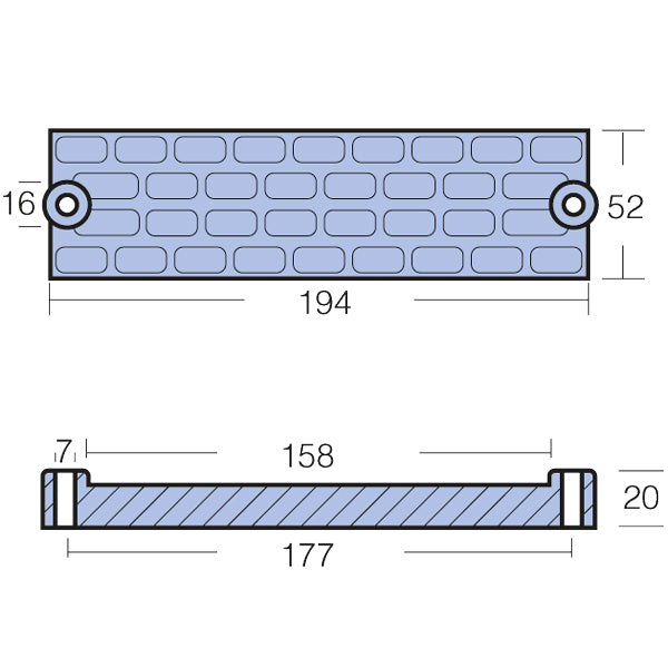 Tecnoseal Zinkanode mercur.25/50/60/70hk