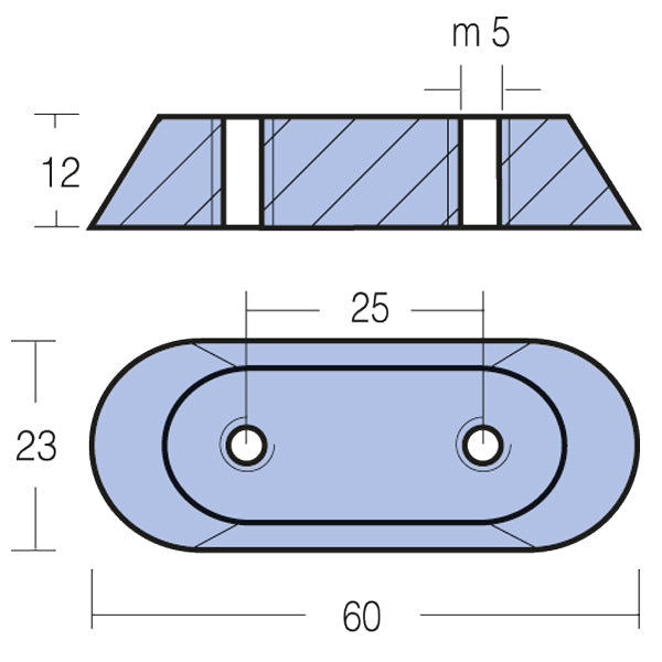 Tecnoseal Zinkanode omc 5 -150hk
