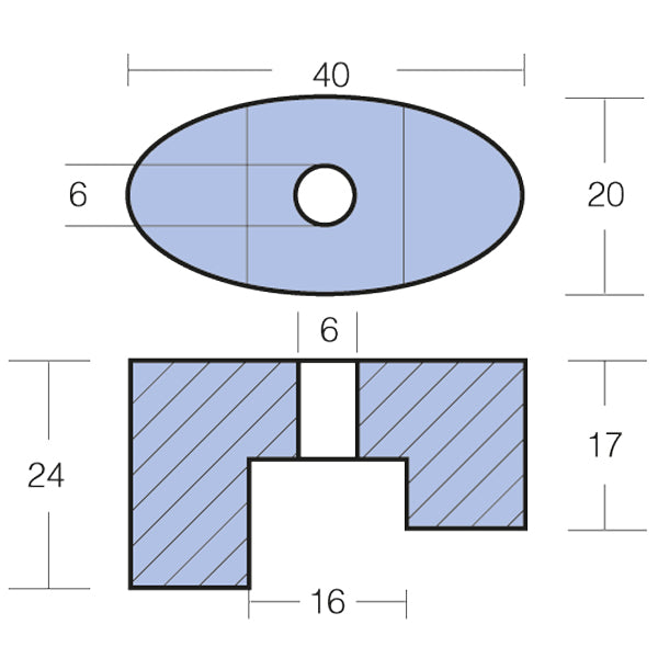 Tecnoseal zinkanode vetus bovpropel serie kw3