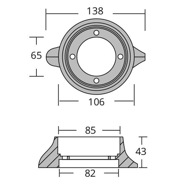 1852 Zinkring Volvo 110S