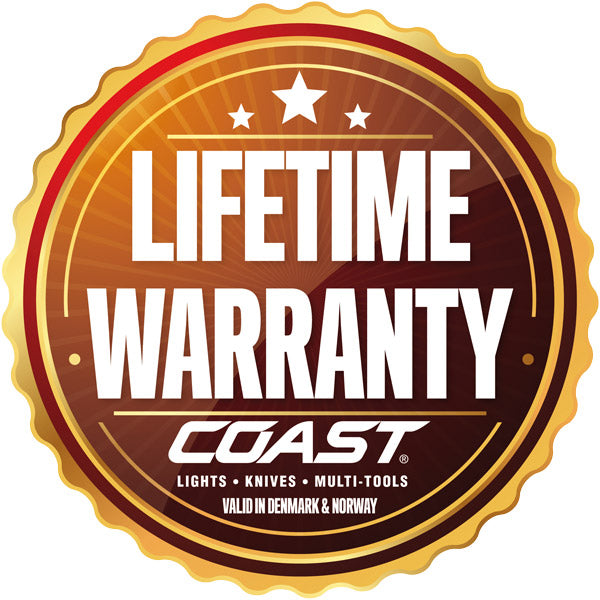 Coast pandelygte FL75 IP54 700 lumen incl. 3xAAA batterier