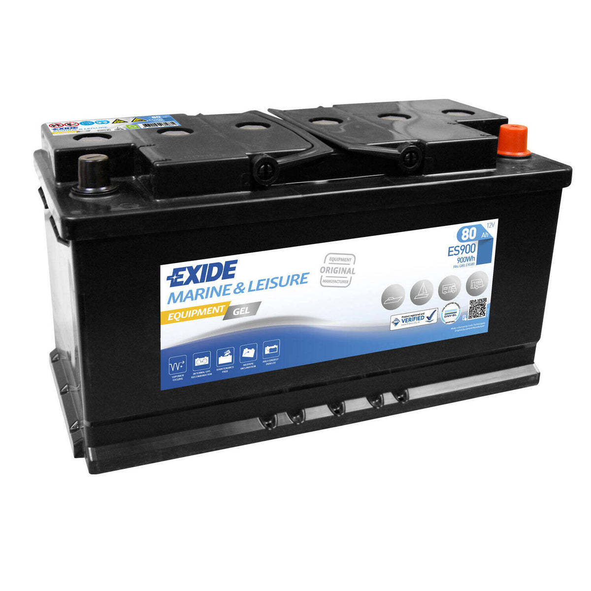 Exide Batteri Nautilus 210Ah gel equipment