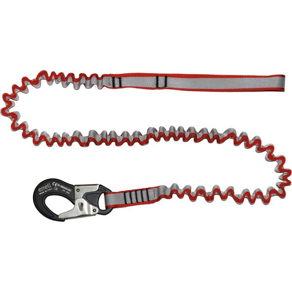Erreti livline 2m 25mm med sort alu. sikkerhedskrog 15kn