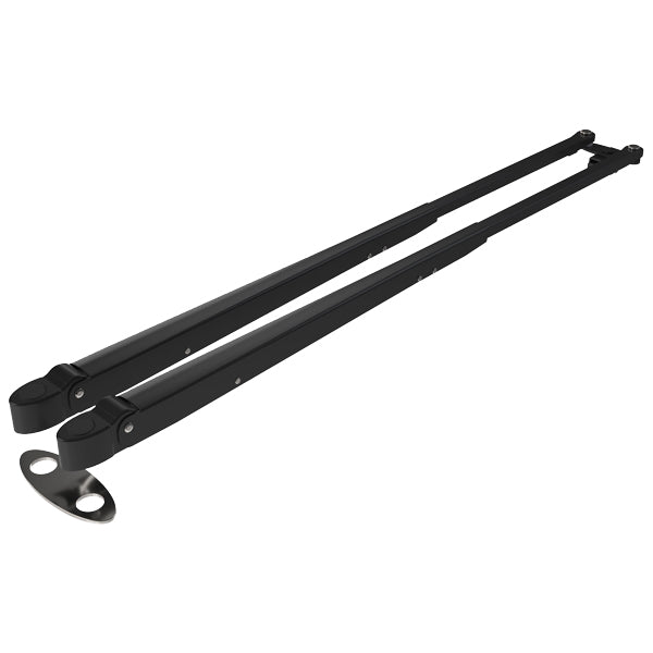 Roca parallel viskerarm W38 630-900mm sort