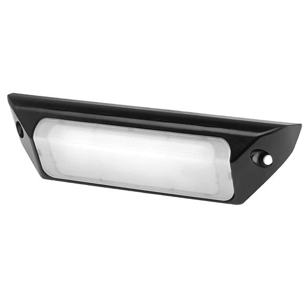 Hella dækslys sort LED 1200 lumen vinklet 45 gr. 12/24v