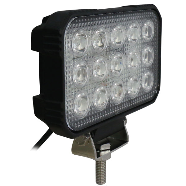 1852 dækslys 10-30Vdc, 75W Osram LED, Flood, 5717lm