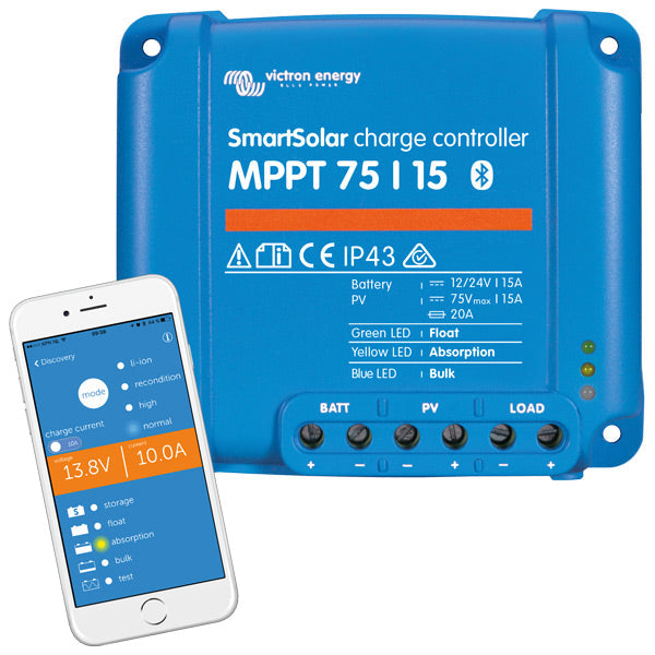Victron SmartSolar MPPT Solcelleregulator – Maksimal Effektivitet med Bluetooth