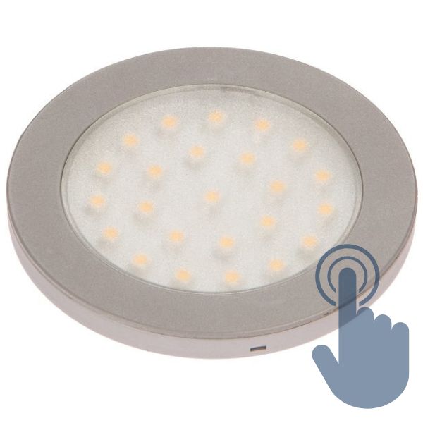 Nauticled dl02 loftslampe ø64/71mm 10-30vdc 2,2/20w touch