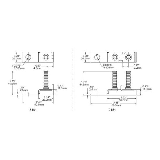 Blue Sea Terminal Fuse Block 300A