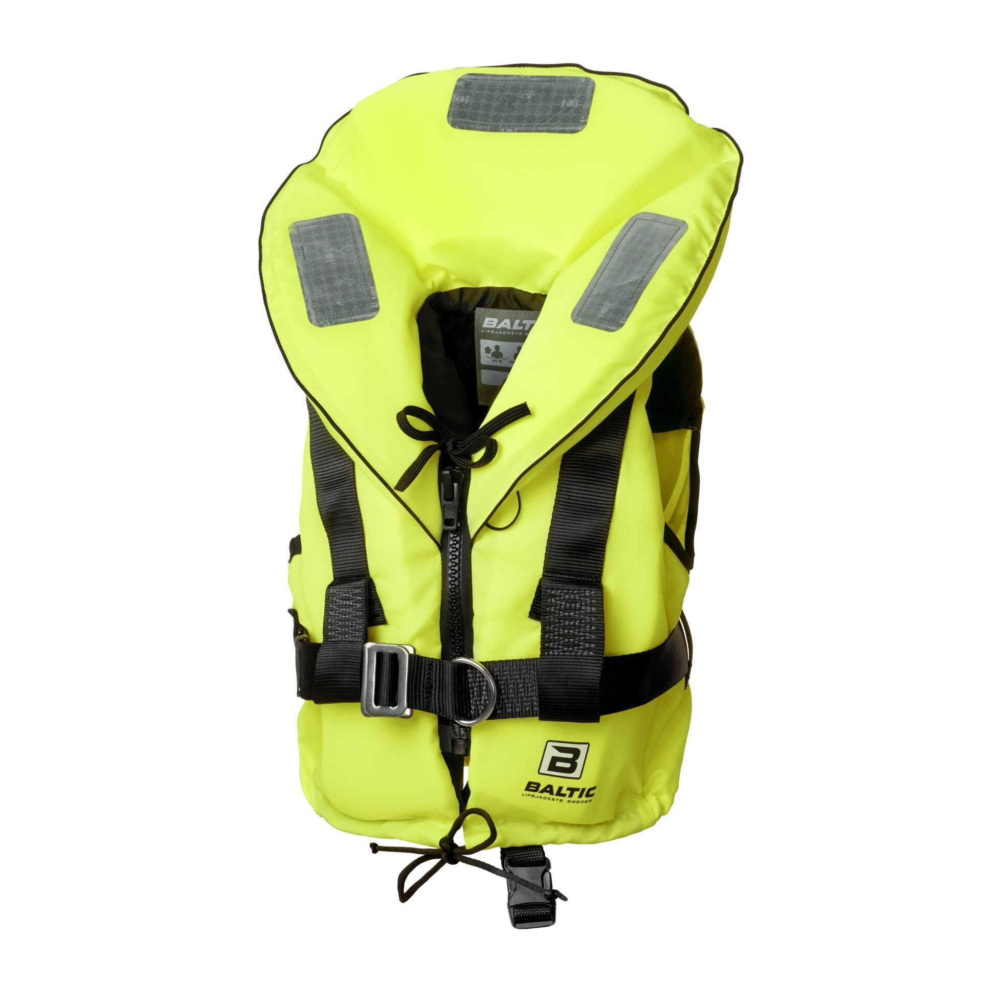 Ocean Børne redningsvest m. sele UV_Gul BALTIC 1299