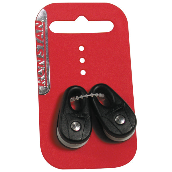 Ronstan Kiteblok sort 2-pak