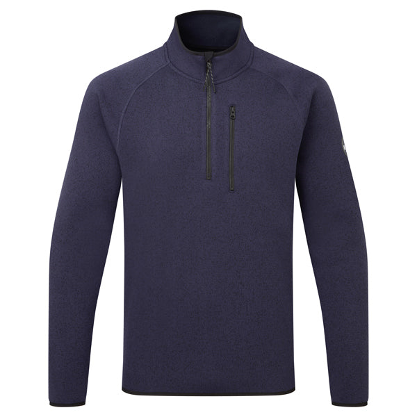 Gill 1500 1/4 lynlås Fleece jakke, Navy str. 3XL