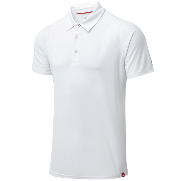 Gill UV008 Men's UV Polo Hvid Str M