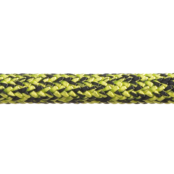 Robline Admiral 7000 Dyneema fald, sort/neon gul - Hele rulle
