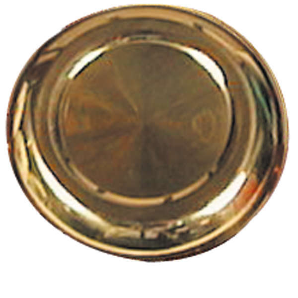 Afslutningsdæksel, messing, til rat