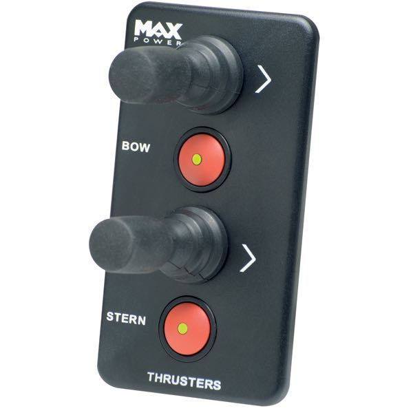 Max Power Joystick 12/24v dobb. sort
