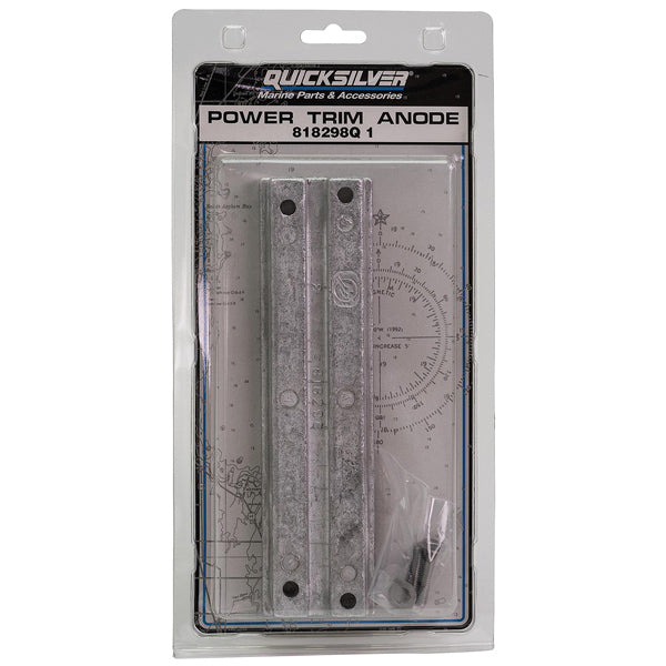 Quicksilver 818298Q1 aluminiumsanode til Mercury og Mariner Power Trim