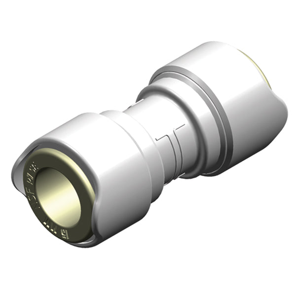 Whale kobling lige 15 mm Bulk 100stk.