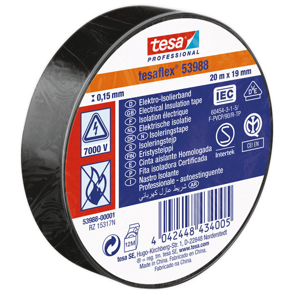 Tesa Isoleringstape 20 m x 19mm