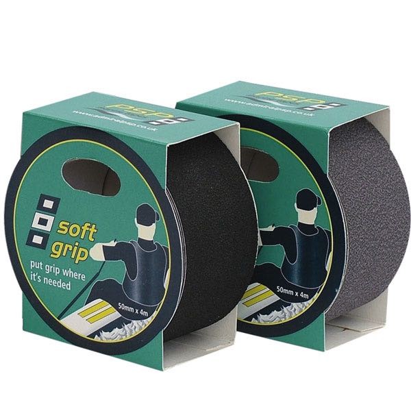 PSP soft grib tape - antiskrid tape grå 50 mm x 4 meter