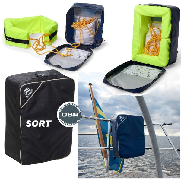 Redningsslynge OSR godkendt Sort BALTIC 9627