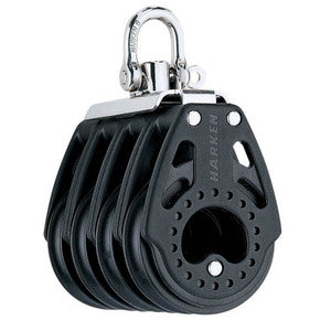 Harken Carbo Blok 57 mm firedobbelt, svirvel
