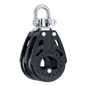 Harken Carbo Blok 75 mm dobbelt, svirvel