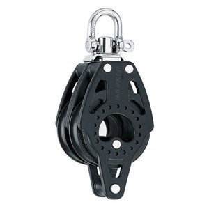 Harken Carbo Blok 75 mm dobbelt, svirvel, hunsvot