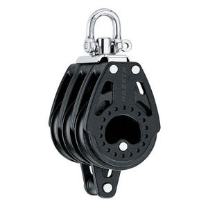 Harken Carbo Blok 75 mm tripel, svirvel, hunsvot