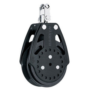 Harken Carbo Ratchamatic Blok 75 mm enkelt/svirvel