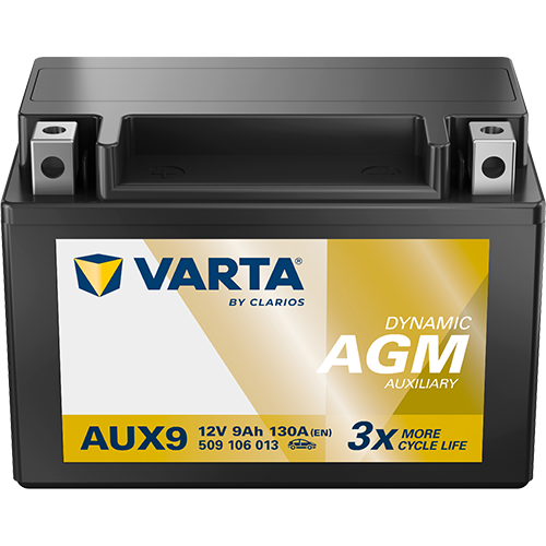 VARTA Dynamic AUX batteri 12V 9Ah AUX9