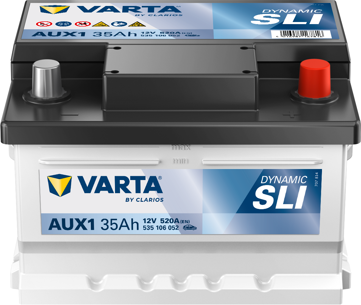VARTA Dynamic AUX batteri 12V 35Ah AUX1