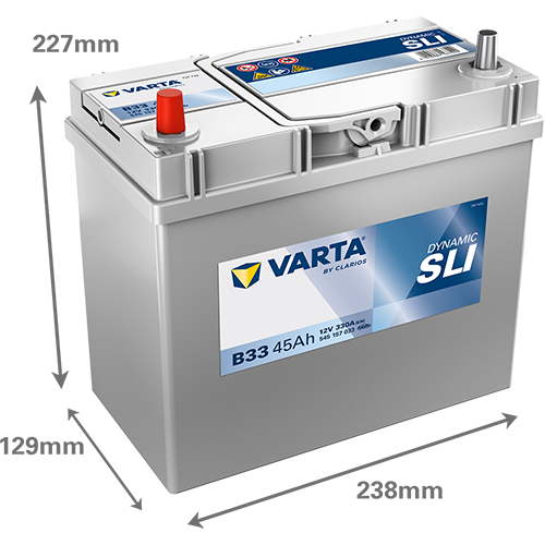 VARTA Dynamic SLI batteri 12V 45Ah B33