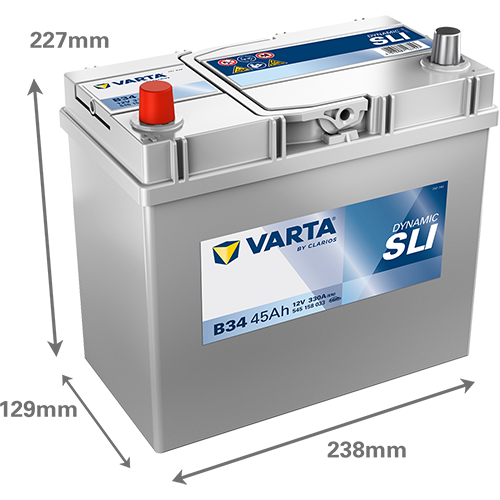 VARTA Dynamic SLI batteri 12V 45Ah B34