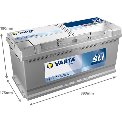 VARTA Dynamic SLI batteri 12V 110Ah I1