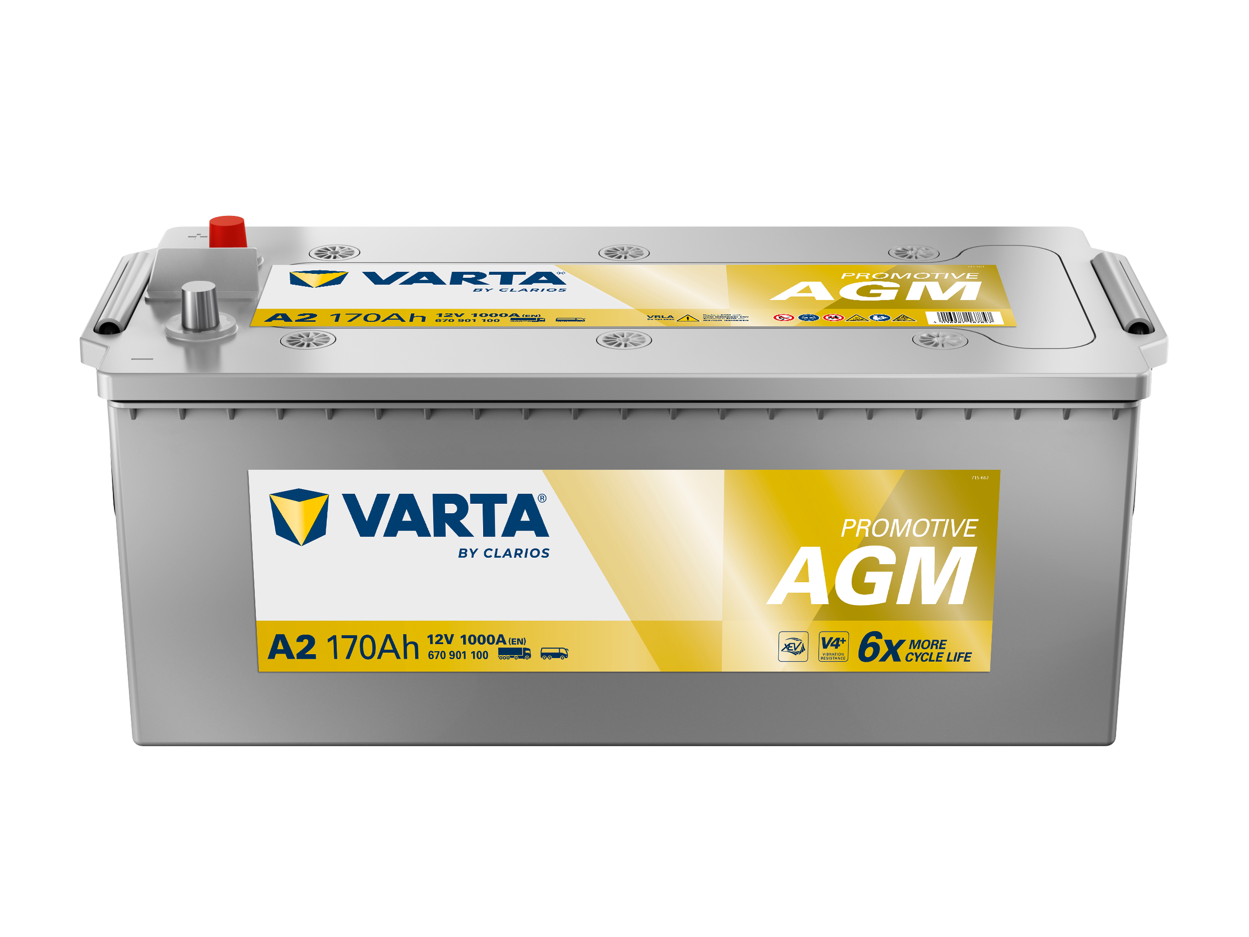 VARTA ProMotive AGM batteri 12V 170Ah A2