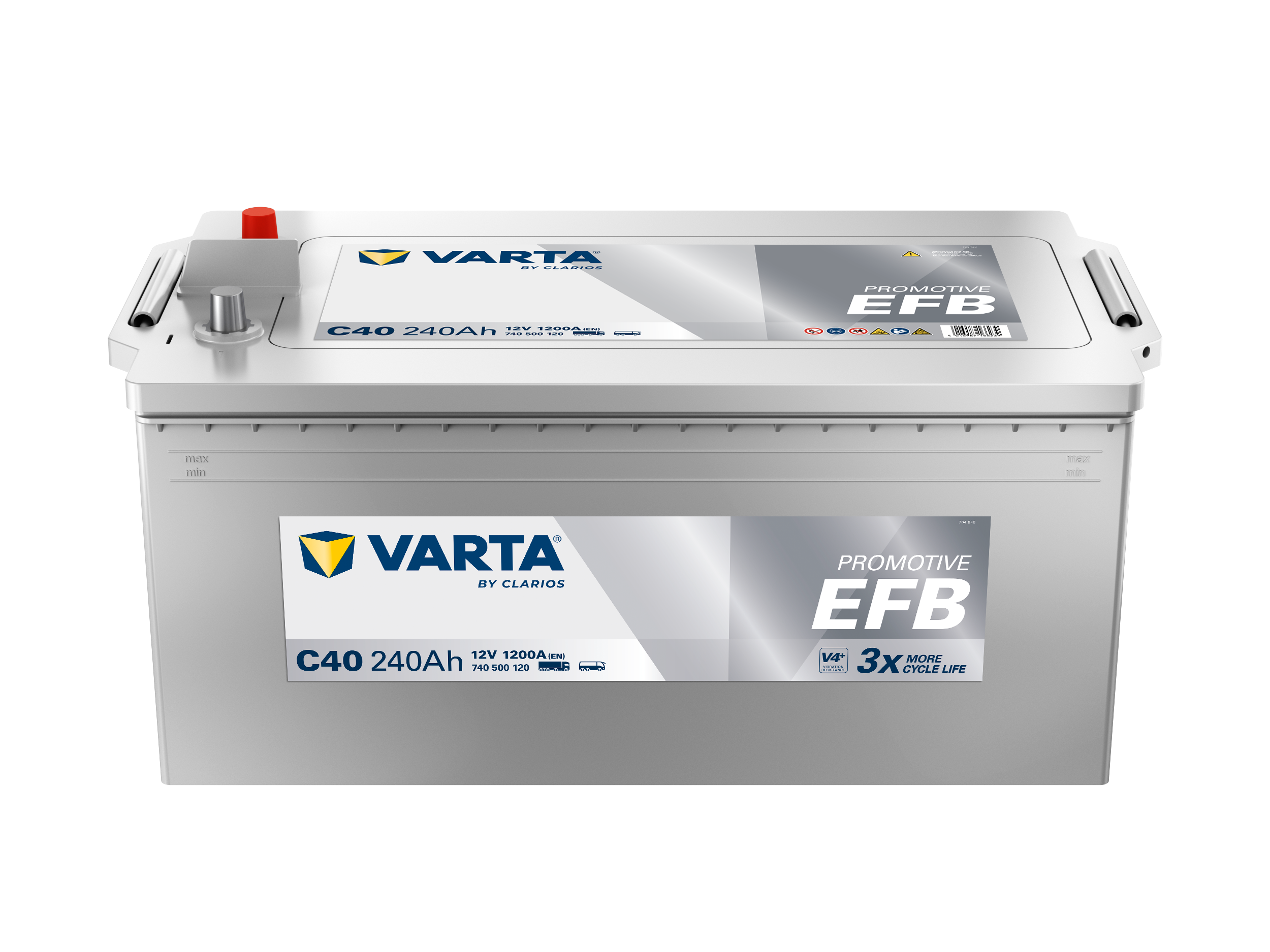 VARTA ProMotive EFB batteri 12V 240Ah C40