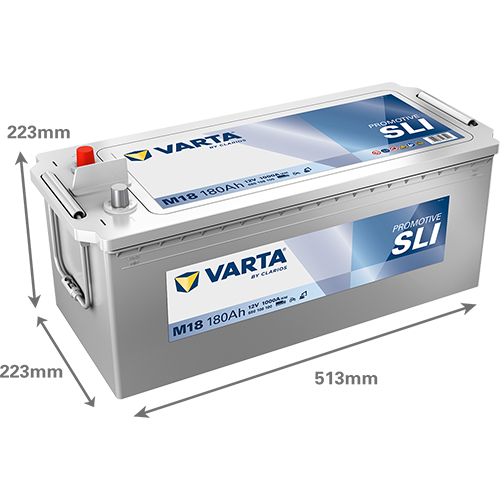 VARTA ProMotive SLI batteri 12V 180Ah M18