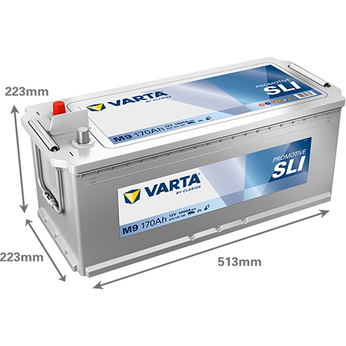 VARTA ProMotive SLI batteri 12V 170Ah M9