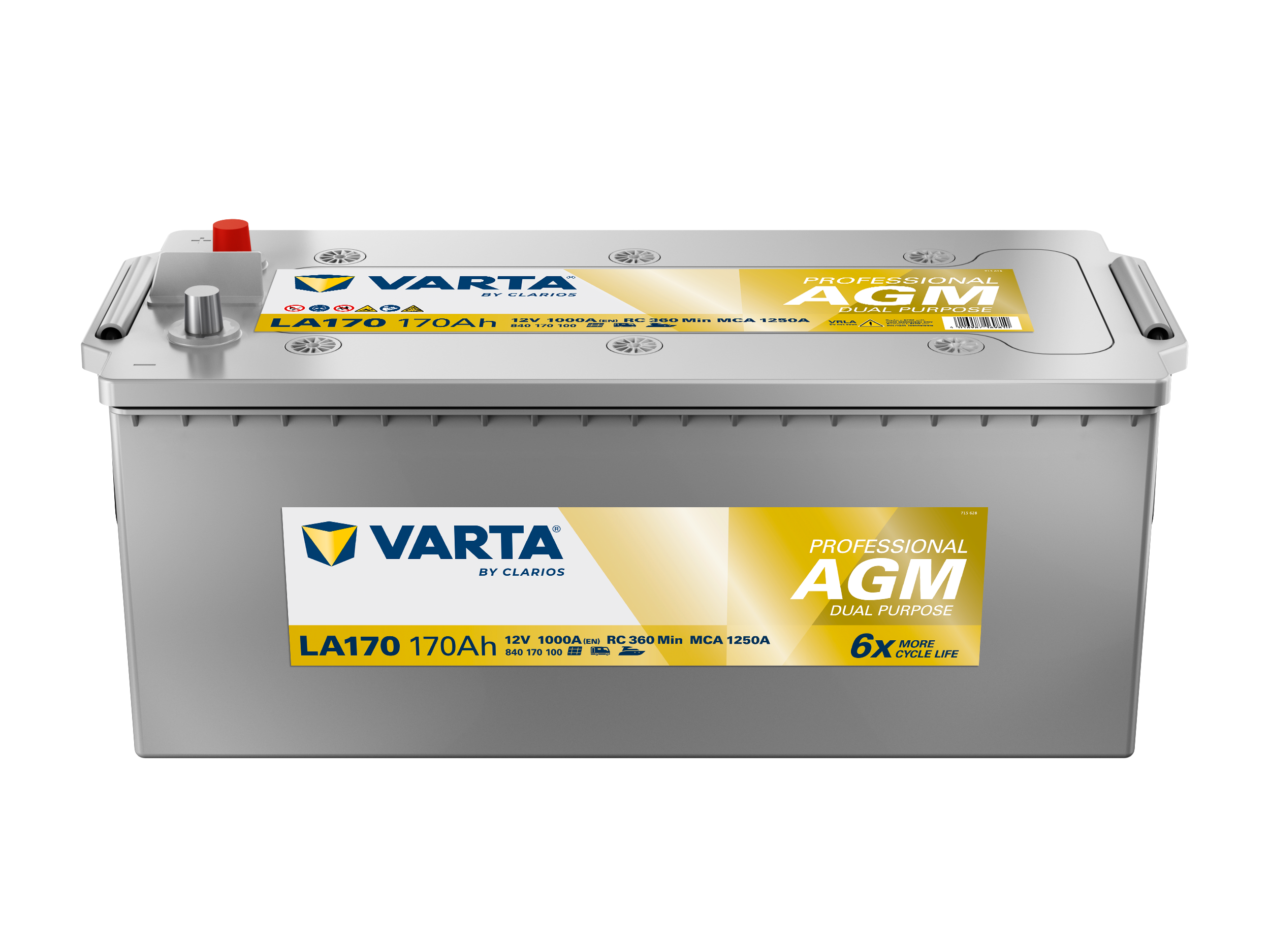 VARTA Professional Dual Purpose AGM batteri 12V 170Ah LA170