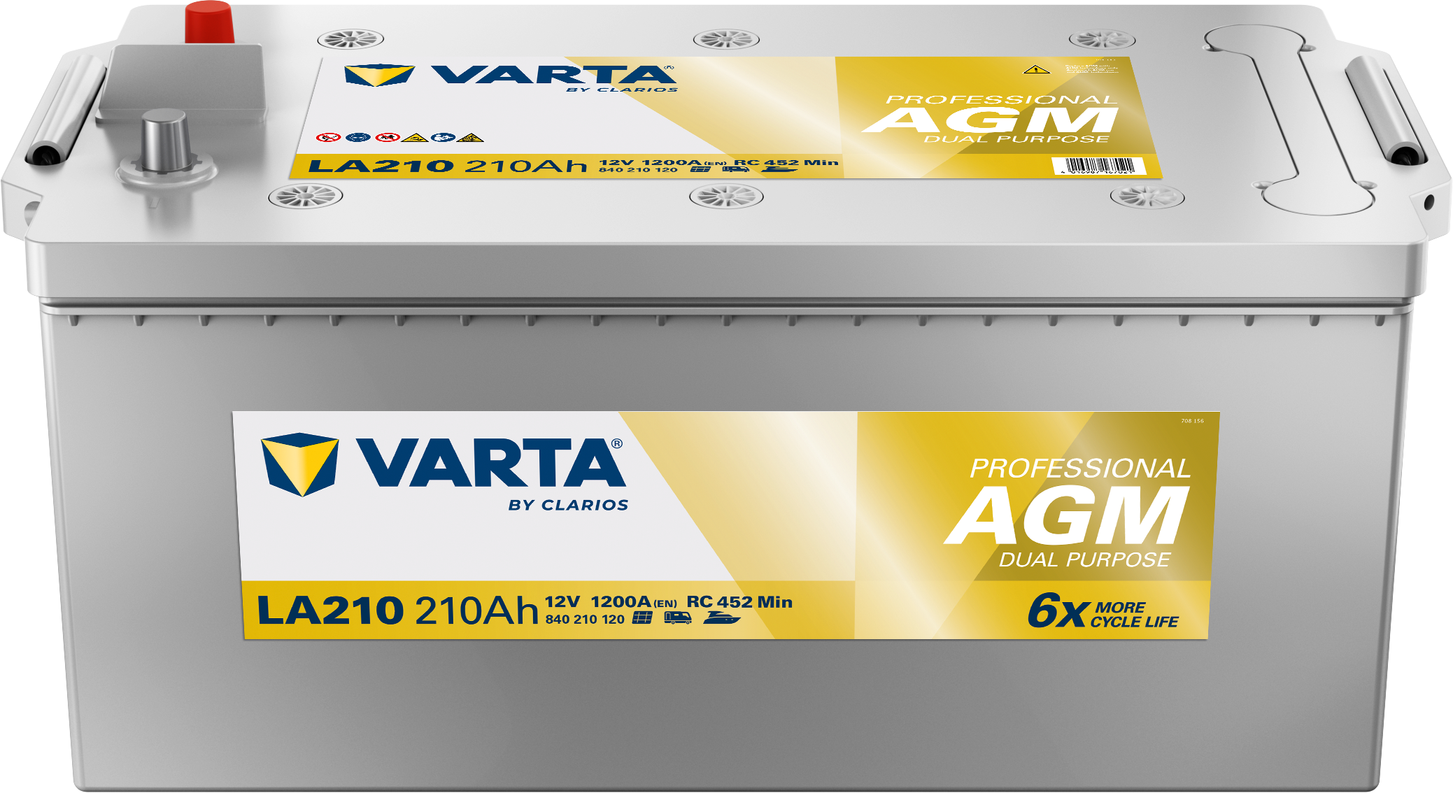 VARTA Professional Dual Purpose AGM batteri 12V 210Ah LA210