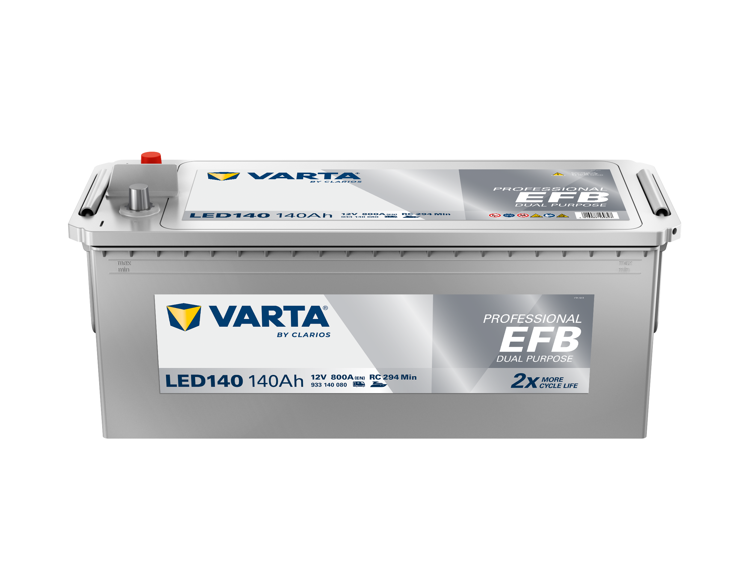 VARTA Professional Dual Purpose EFB batteri 12V 140Ah LED140