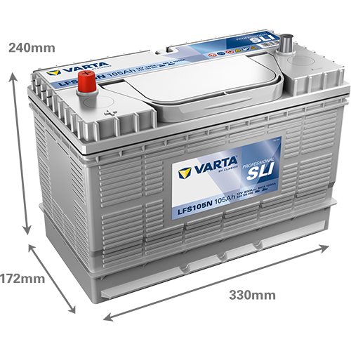 VARTA Professional Starter batteri 12V 105Ah LFS105