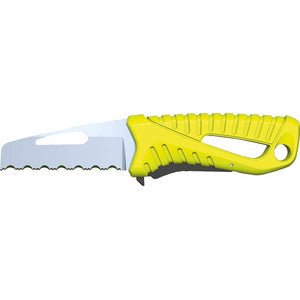 Wichard Rescue kniv fast blad Gul